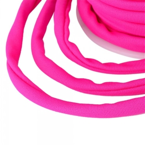 Stitched elastisch Ibiza super pink, 49cm